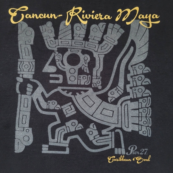 Cancun Riviera Maya Muscle Shirt NWOT Men's Large Tee - Picture 2 of 15